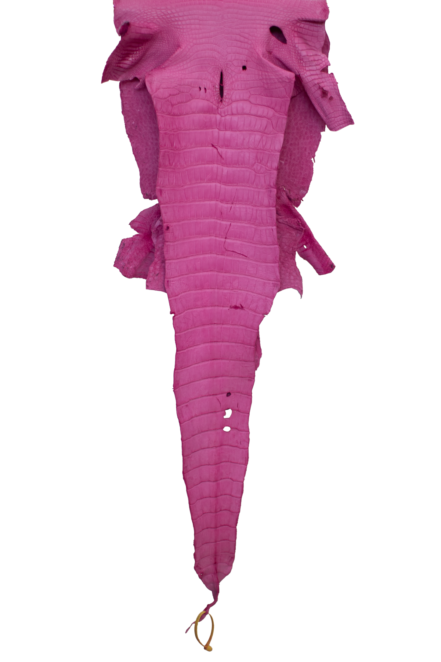 39 cm Grade 4/5 Rosa Matte Wild American Alligator Leather - Tag: LA22-0003843