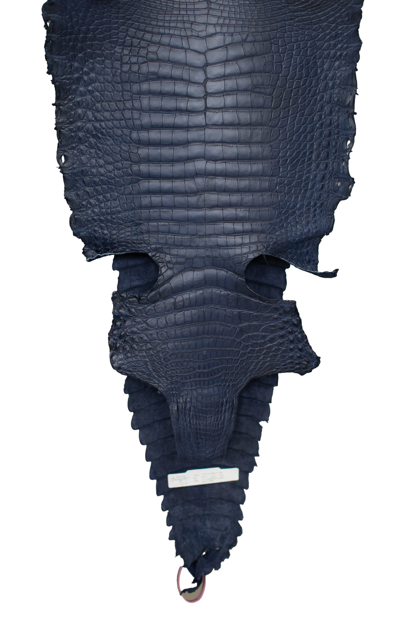 38 cm Grade 2/3 Space Blue Antique Farm Raised American Alligator Leather - Tag: FL21-0024267