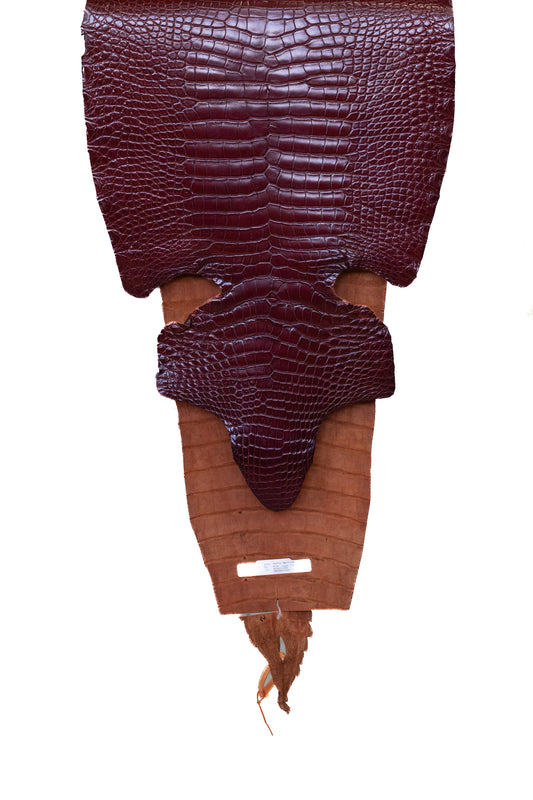 49 Grade 1/2 Peanut Millennium Farm Raised American Alligator Leather - Tag: LA18-0266851