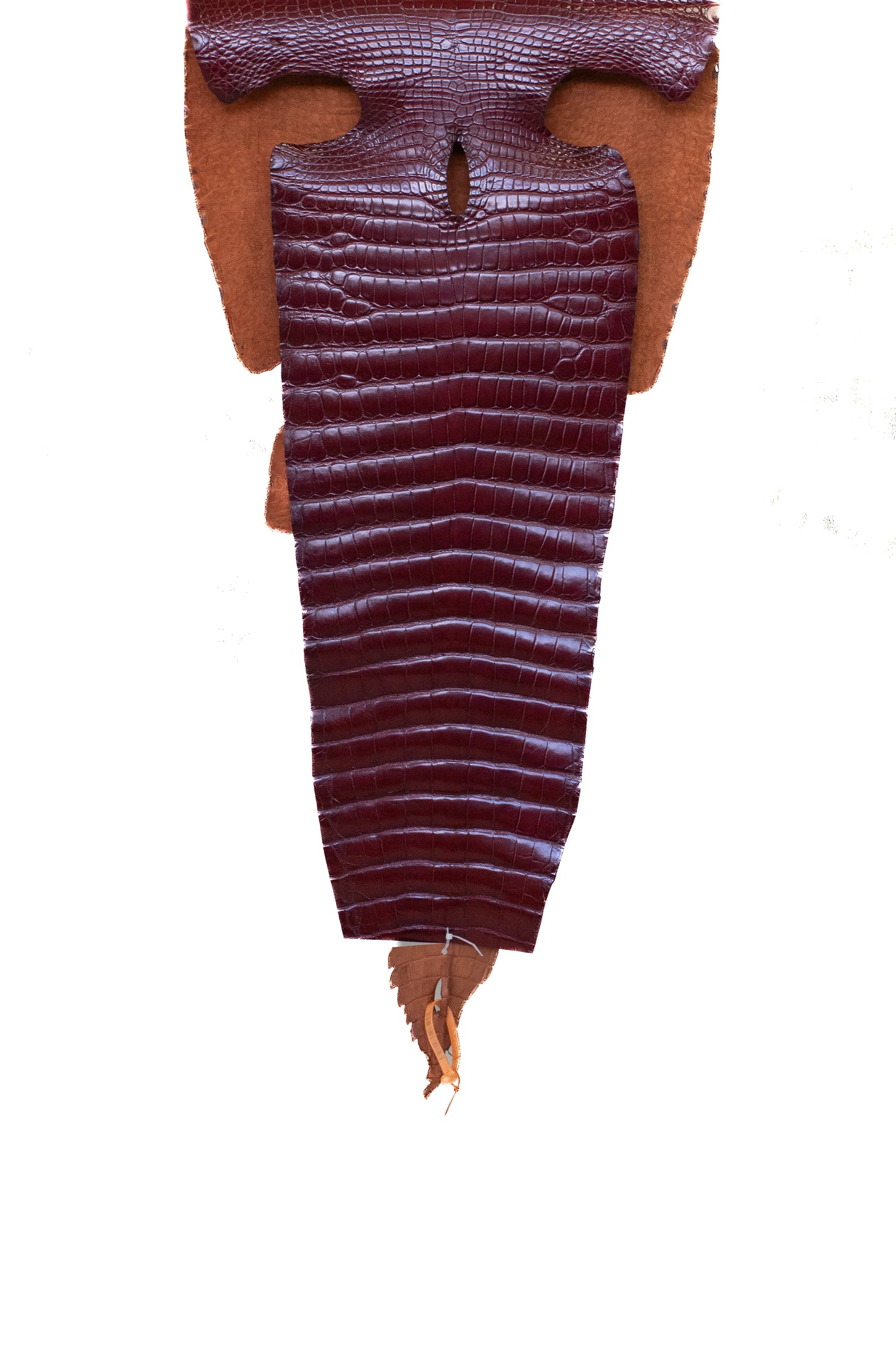 49 Grade 1/2 Peanut Millennium Farm Raised American Alligator Leather - Tag: LA18-0266851