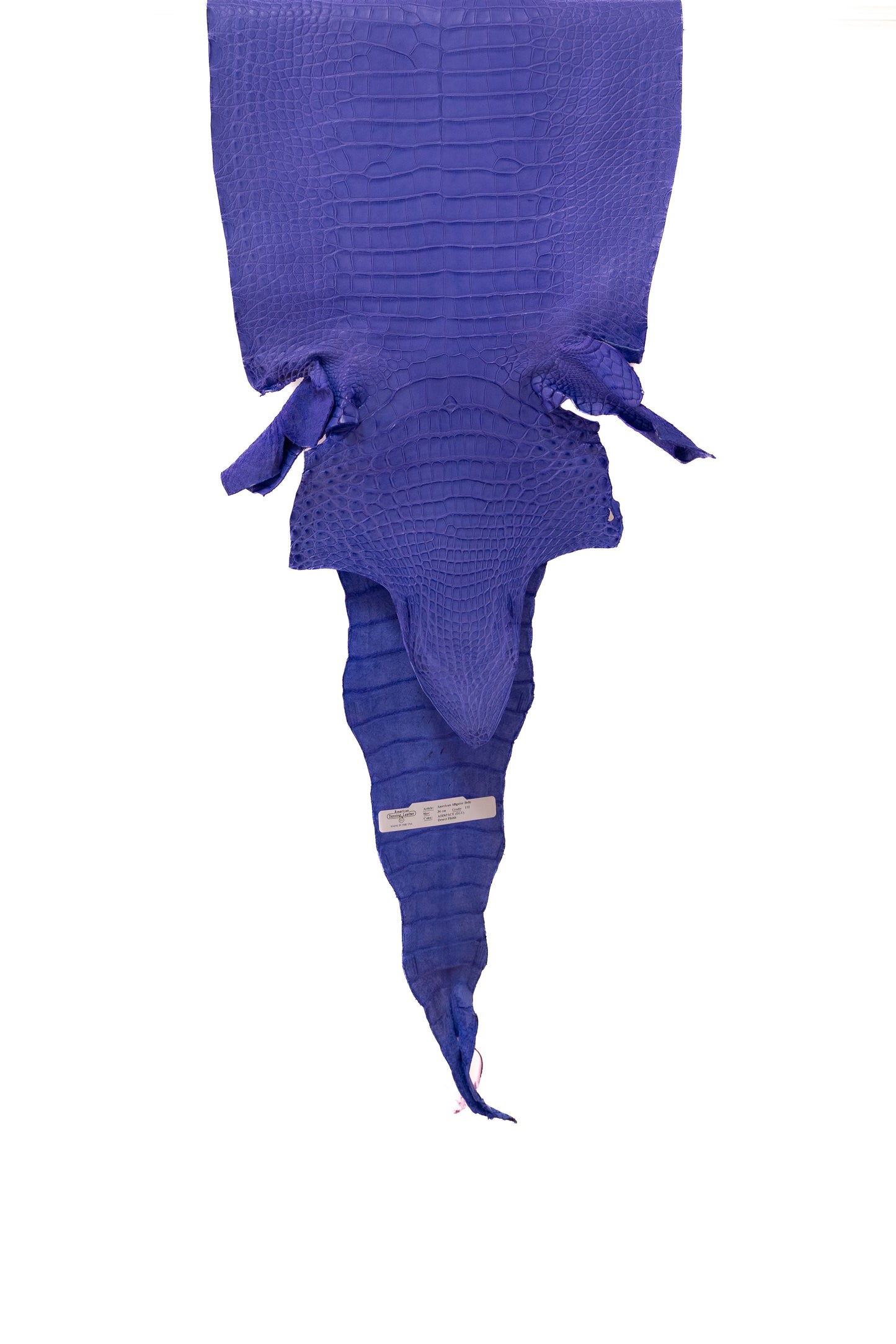 36 cm Grade 1/2 Airspace Matte Farm Raised American Alligator Leather - Tag: FL17-0036350
