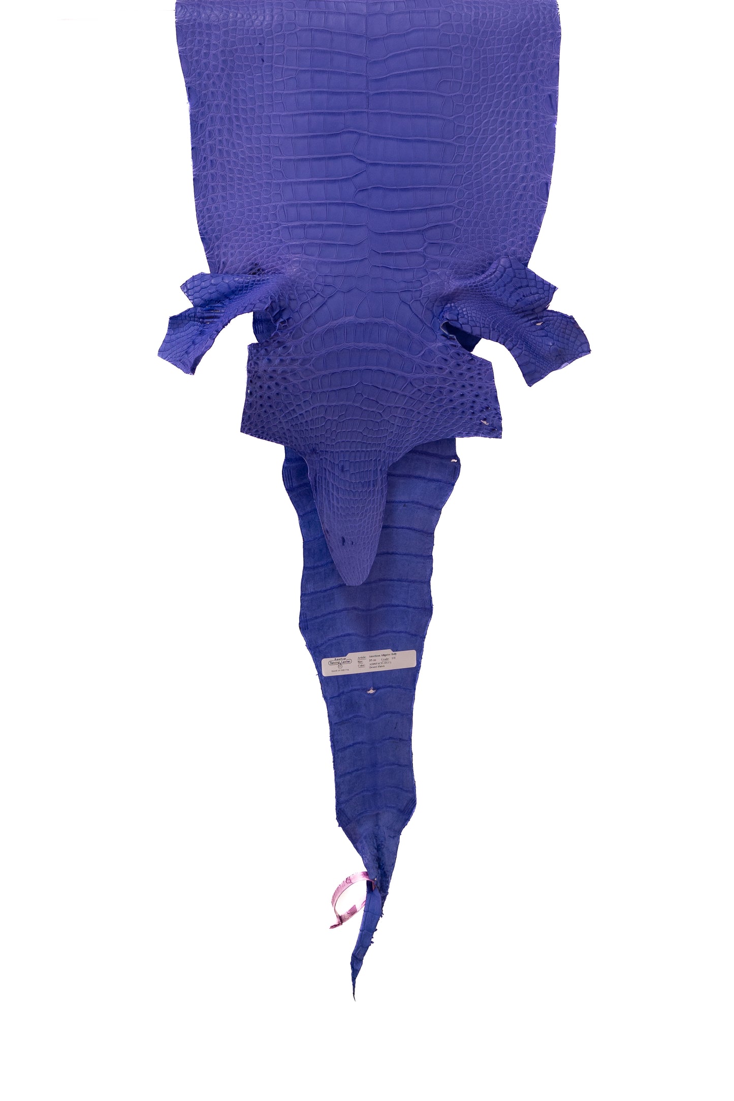 35 cm Grade 1/2 Airspace Matte Farm Raised American Alligator Leather - Tag: FL17-0036474