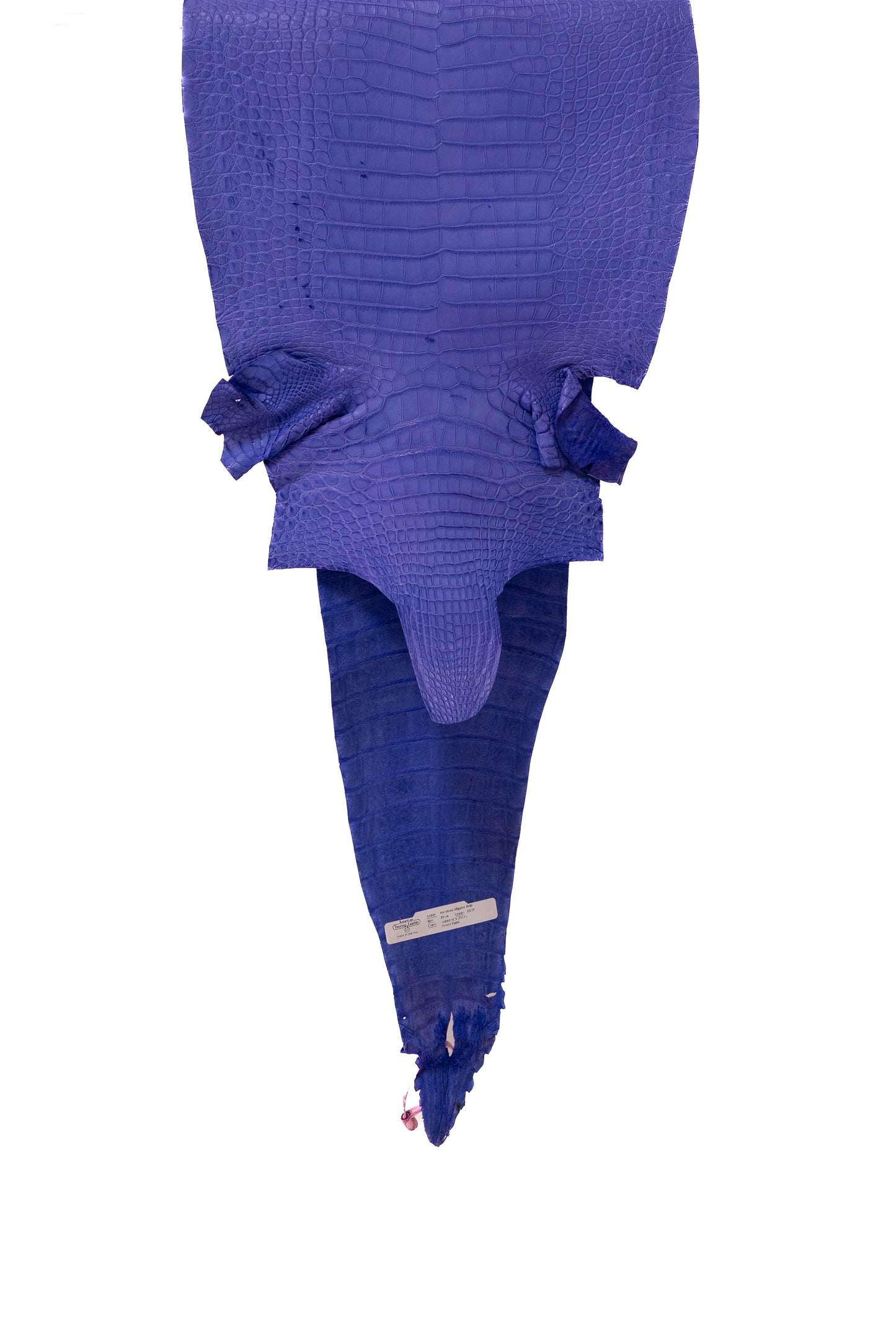 39 cm Grade 3/4 Airspace Matte Farm Raised American Alligator Leather - Tag: FL18-0034504