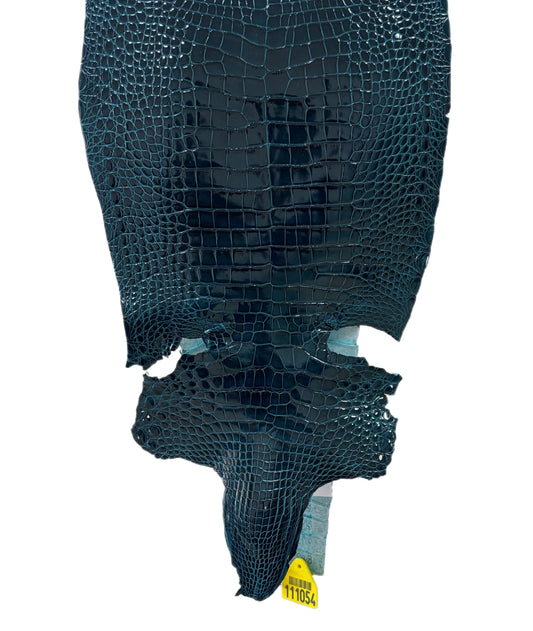 26 cm Grade 1/2 Tahiti Glazed Farm-Raised American Alligator Leather - Tag: CCIT-0539912