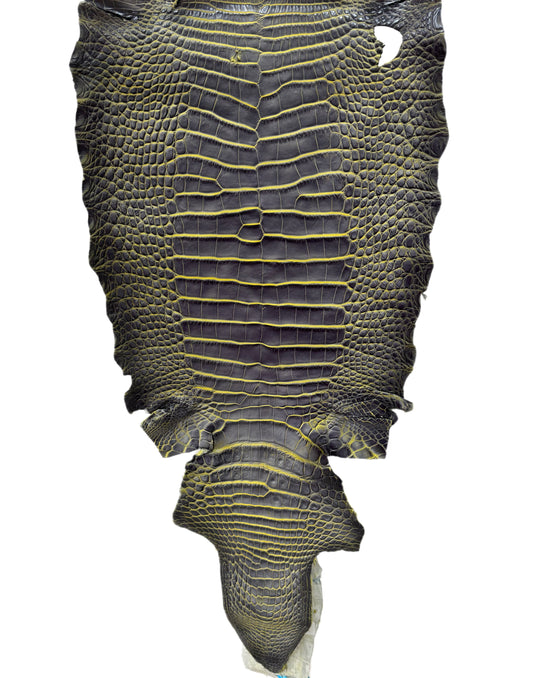 34 cm Grade 2/3 Voltage Matte Wild American Alligator Leather - Tag: ESRE-0050638