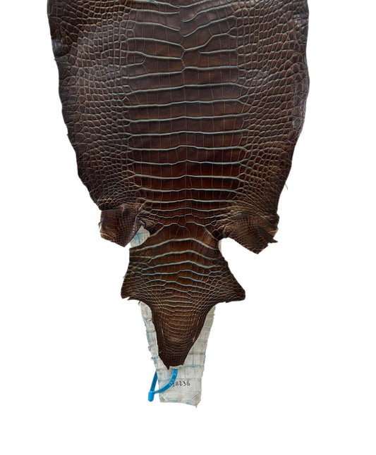 31 cm Grade 2/3 Pacifica Matte Wild American Alligator Leather - Tag: ESRE-0050940