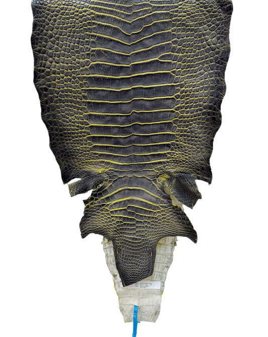 35 cm Grade 2/3 Voltage Matte Wild American Alligator Leather - Tag: ESRE-0050660