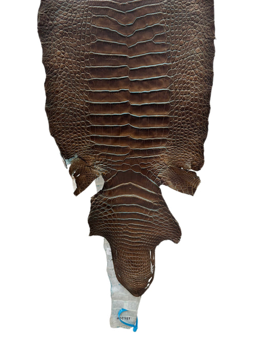 30 cm Grade 2/3 Pacifica Matte Wild American Alligator Leather - Tag: ESRE-0050901