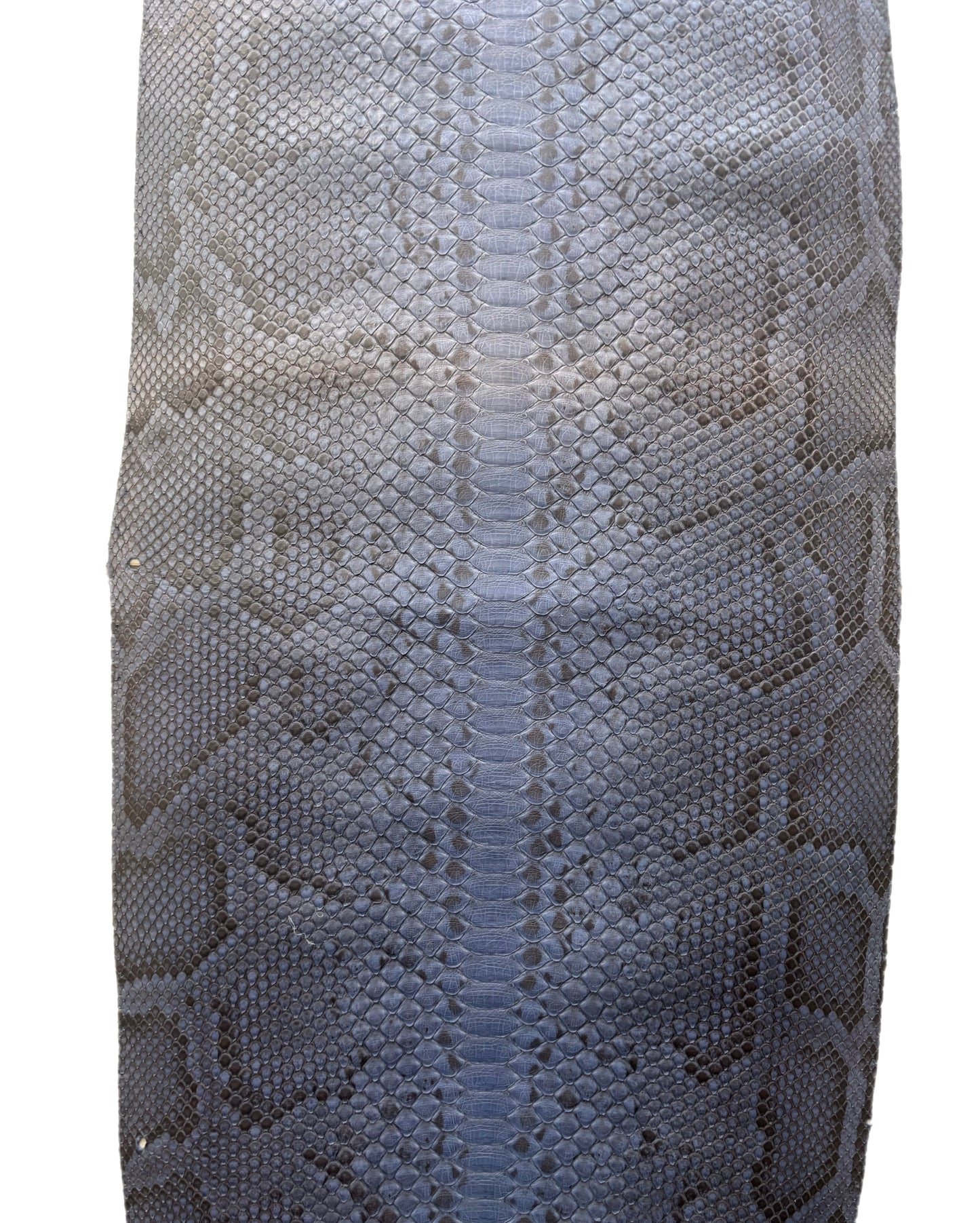 2.13 M Back Cut Navy Python Leather with Markings