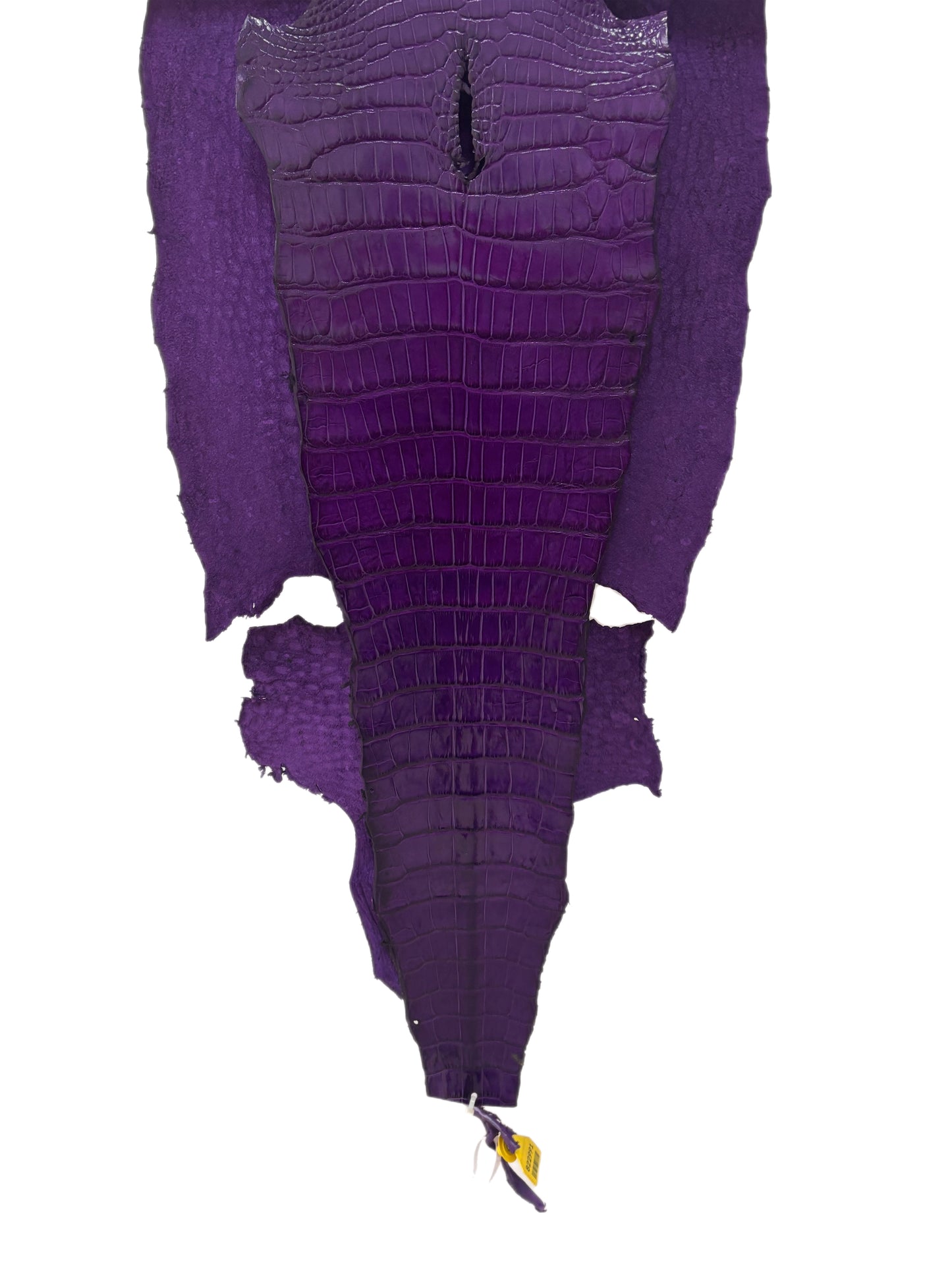 46 cm Grade 2/3 Violet Millennium Wild American Alligator Leather - Tag: LA17-0030678