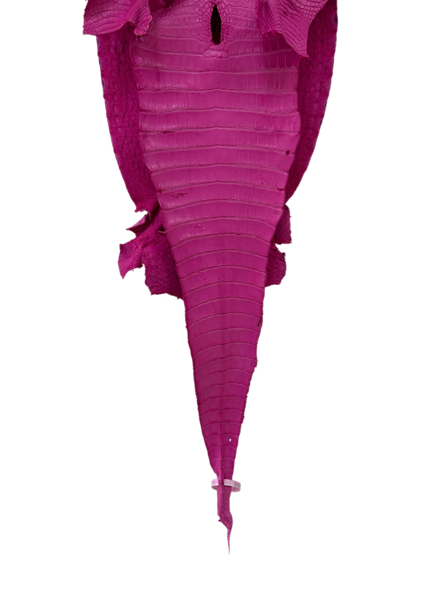 30 cm Grade 2/3 Rosa Matte Farm-Raised American Alligator Leather - Tag: FL17-0035762