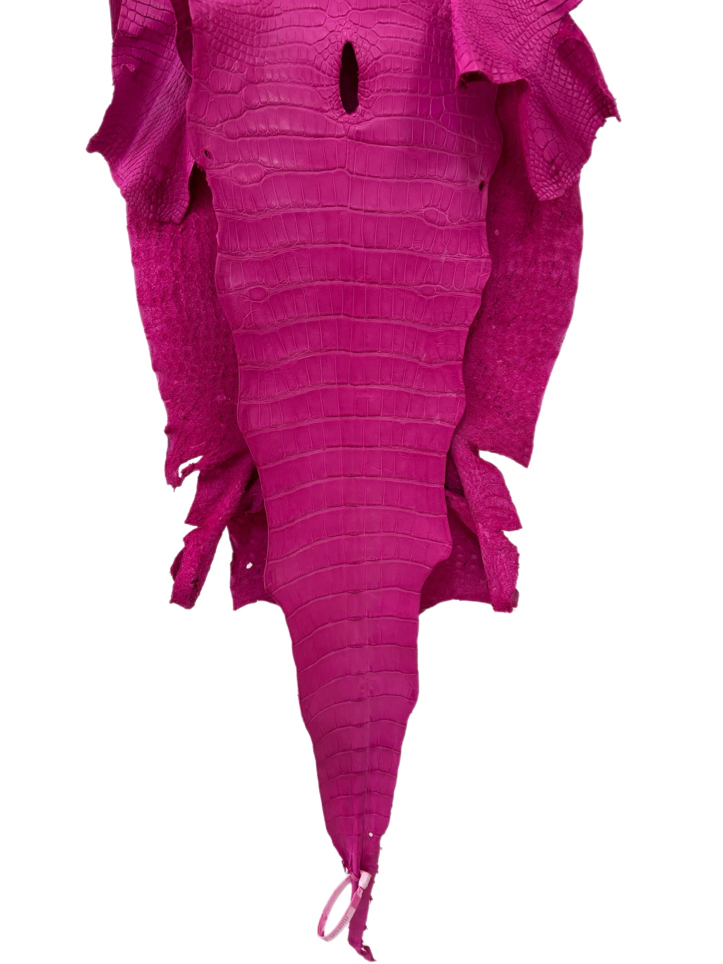 41 cm Grade 2/3 Rosa Matte Wild American Alligator Leather - Tag: LA23-0022552