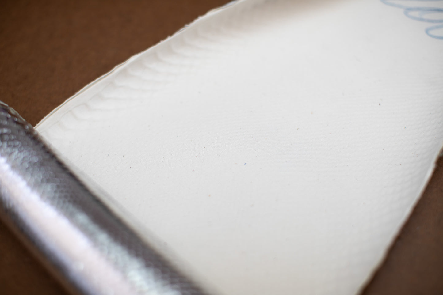2 M Silver Metallic Stretch Material Backing Python Leather