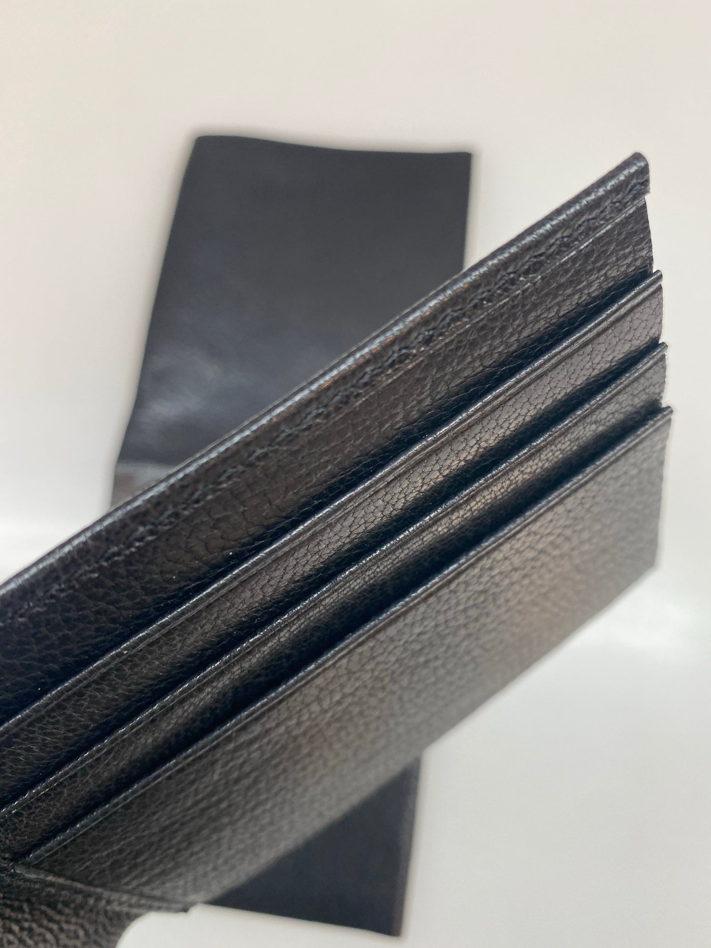 Full Grain Chèvre Leather Wallet Interiors and Precut / Skived Goat Backing