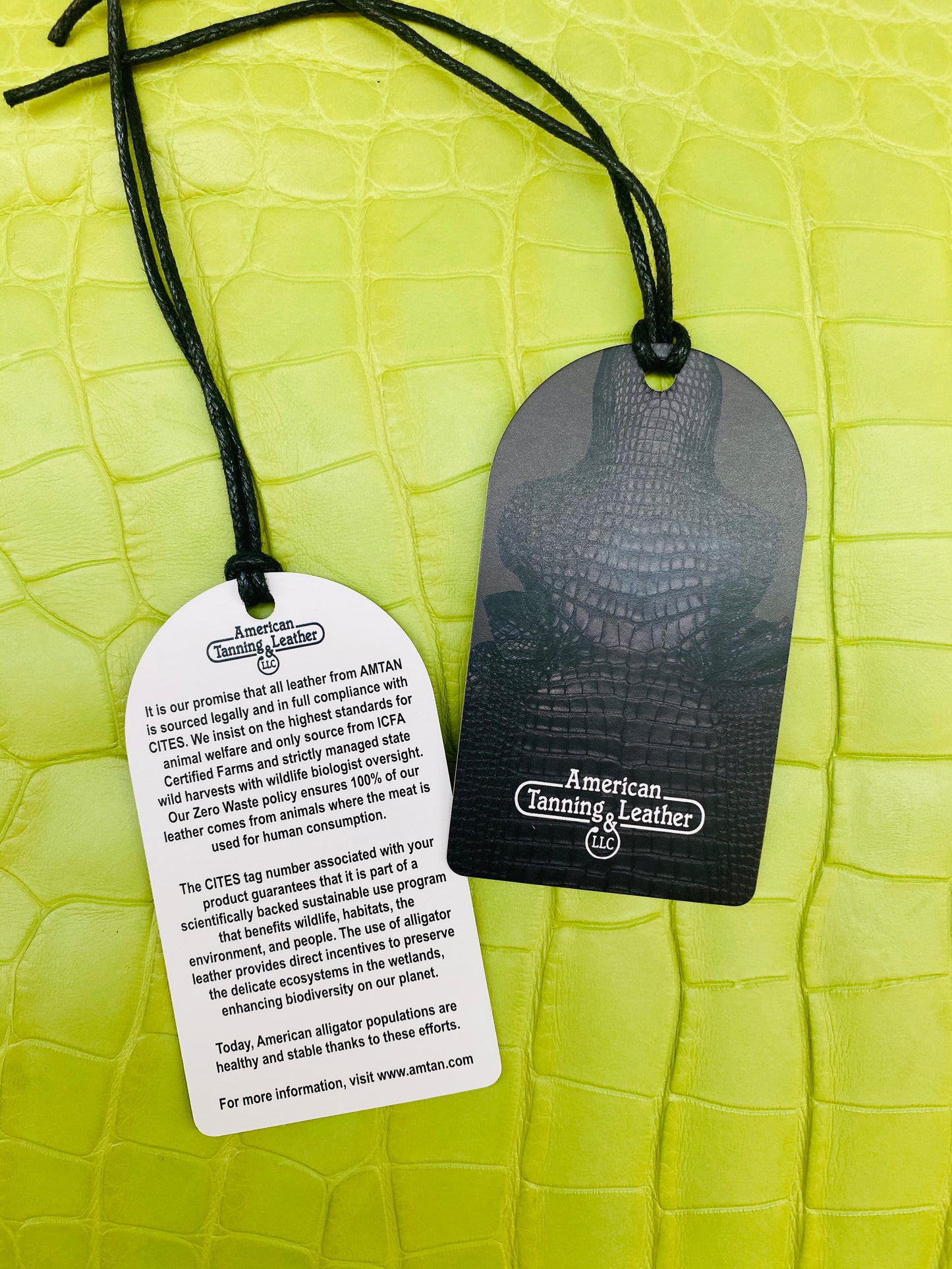 15 AMTAN Sustainability Hang Tags for $5.00 with Purchase