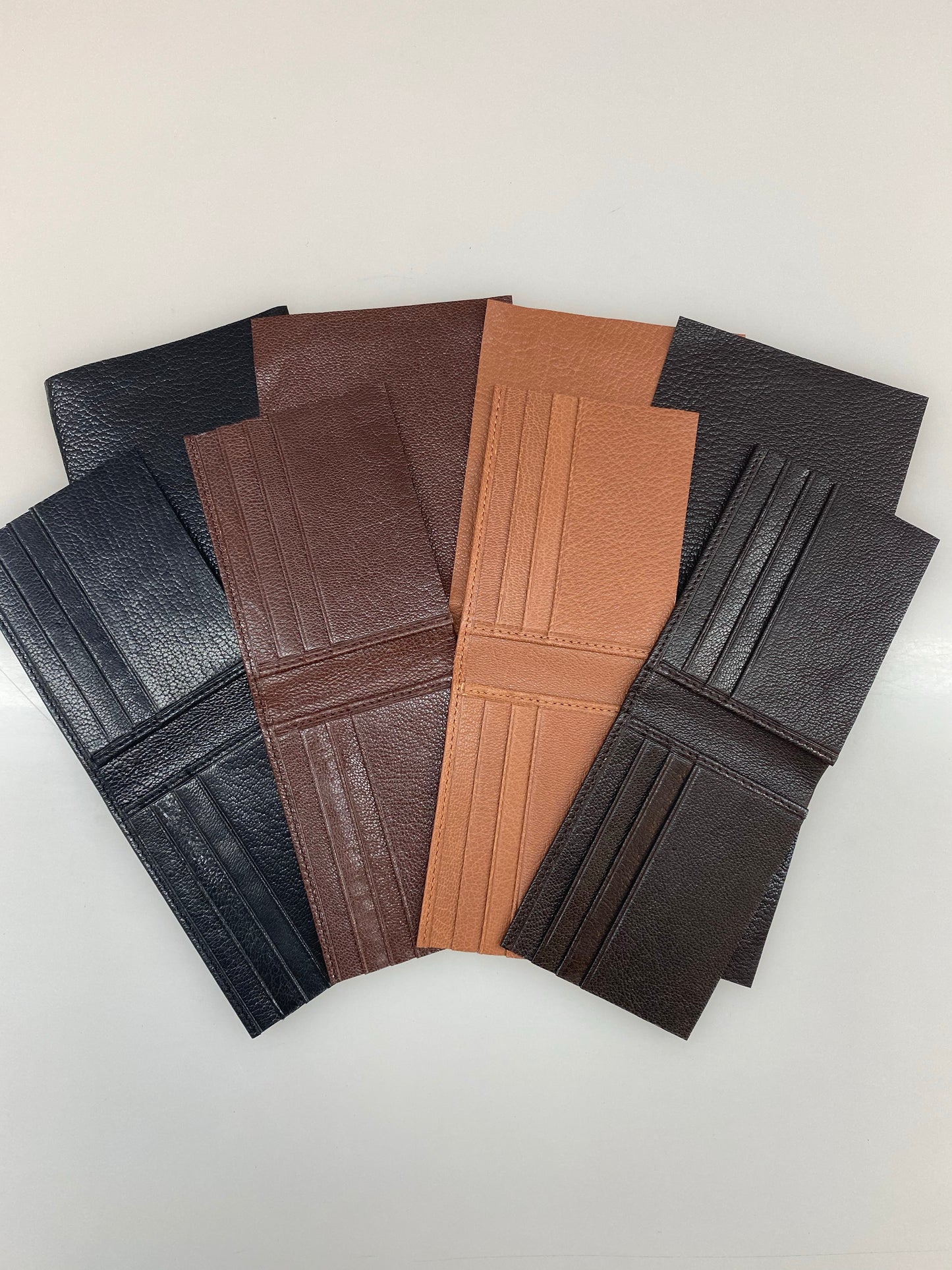 Full Grain Chèvre Leather Wallet Interiors and Precut / Skived Goat Backing
