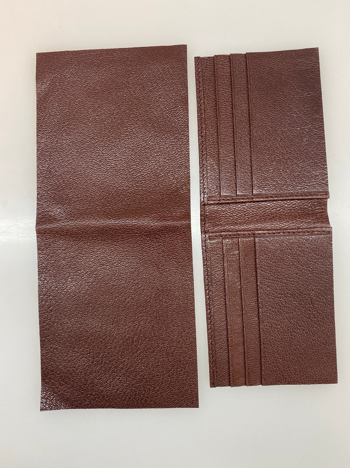 Full Grain Chèvre Leather Wallet Interiors and Precut / Skived Goat Backing