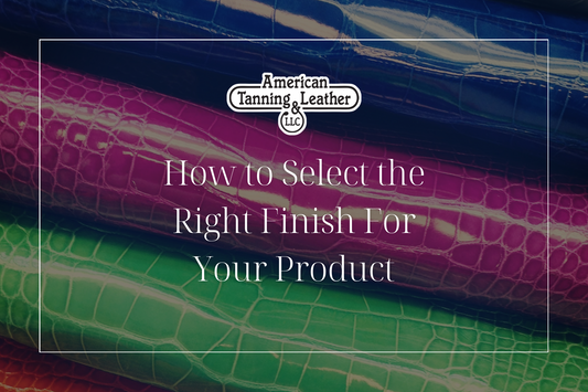 How to Select the Right Finish for Your Product