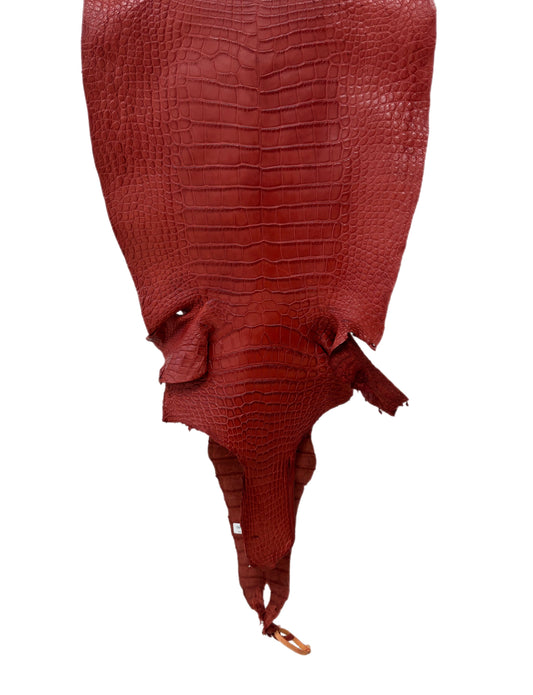 44 cm Grade 2/3 Marziale Matte Wild American Alligator Leather - Tag: LA16-0040146