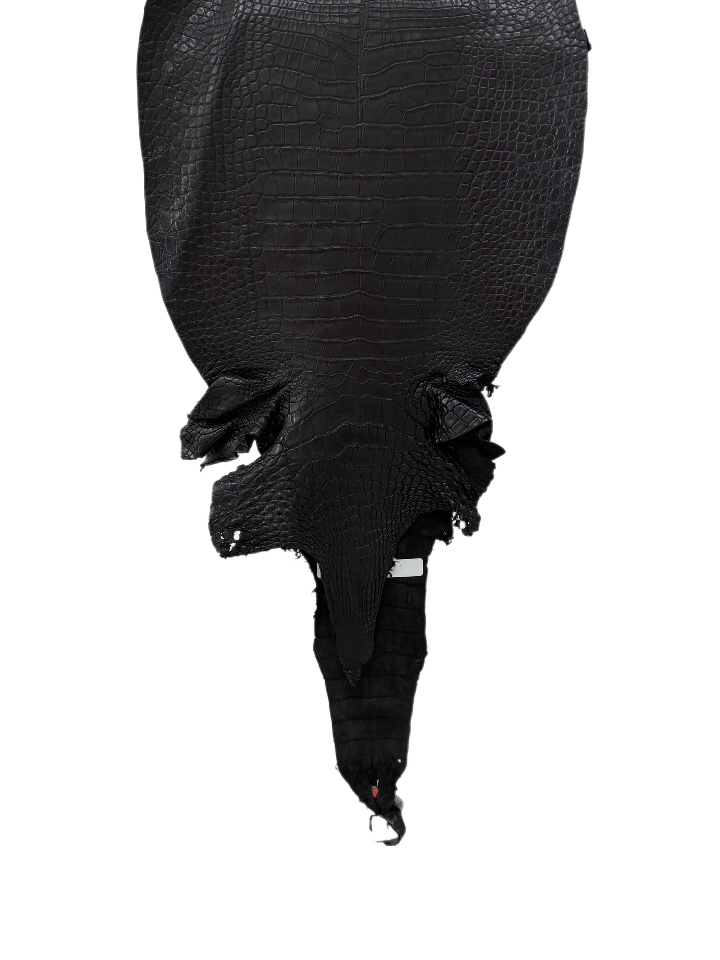 34 cm Grade 2/3 Black Matte Farm-Raised American Alligator Leather - Tag: LA23-0531600