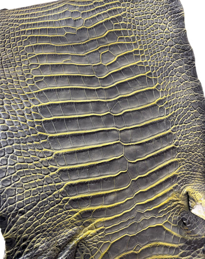 33-37 cm Grade 2/3 Voltage Matte American Alligator Leather | Closeout Deal
