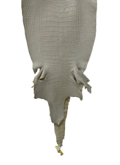 36 cm Grade 1/2 Dune Matte Wild American Alligator Leather - Tag: LA25-0009815
