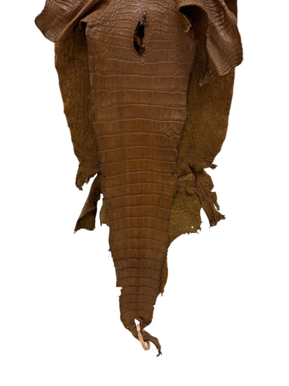38 cm Grade 2/3 Kango Tabac Matte Wild American Alligator Leather - Tag: LA23-0034065