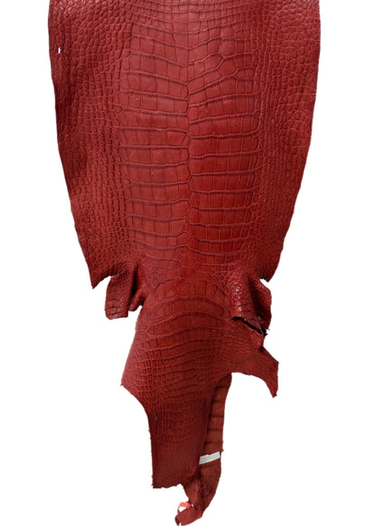 47 cm Grade 4/5 Marziale Matte Wild American Alligator Leather - Tag: LA24-0022161