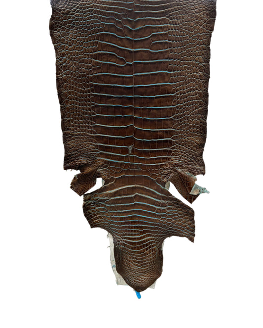 30 cm Grade 2/3 Pacifica Matte Wild American Alligator Leather - Tag: ESRE-0050895