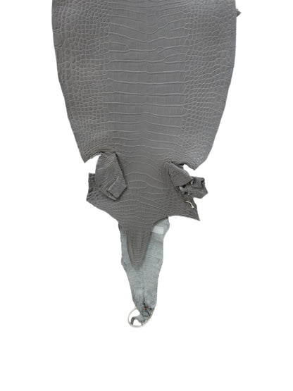 32 cm Grade 1/2 Glacier Matte Farm-Raised American Alligator Leather - Tag: LA23-0531558