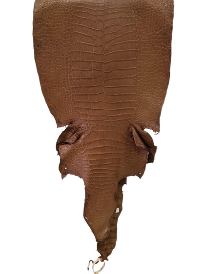 38 cm Grade 3/4 Kango Tabac Matte Wild American Alligator Leather - Tag: LA23-0004848