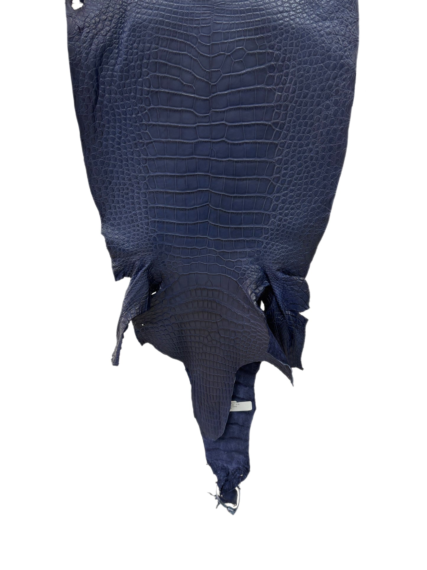 37 cm Grade 2/3 Navy Blue Desert Wild American Alligator Leather - Tag: LA23-0021486