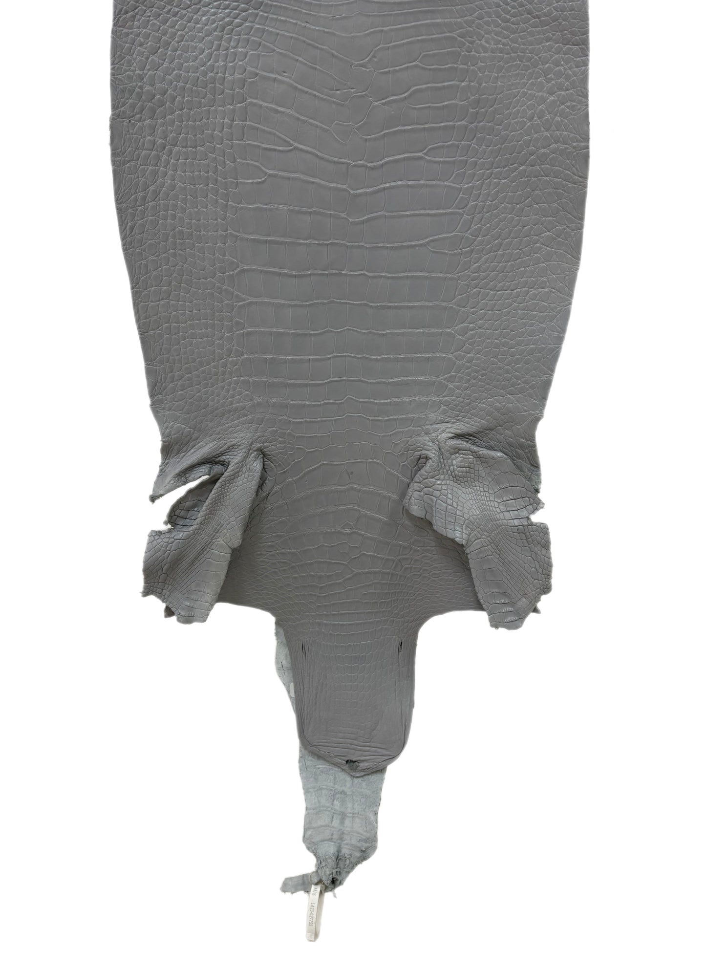 37 cm Grade 3/4 Glacier Matte Wild American Alligator Leather - Tag: LA23-0027755