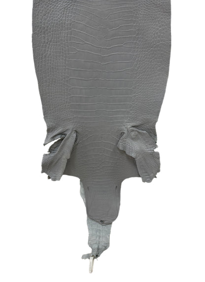 37 cm Grade 3/4 Glacier Matte Wild American Alligator Leather - Tag: LA23-0027755