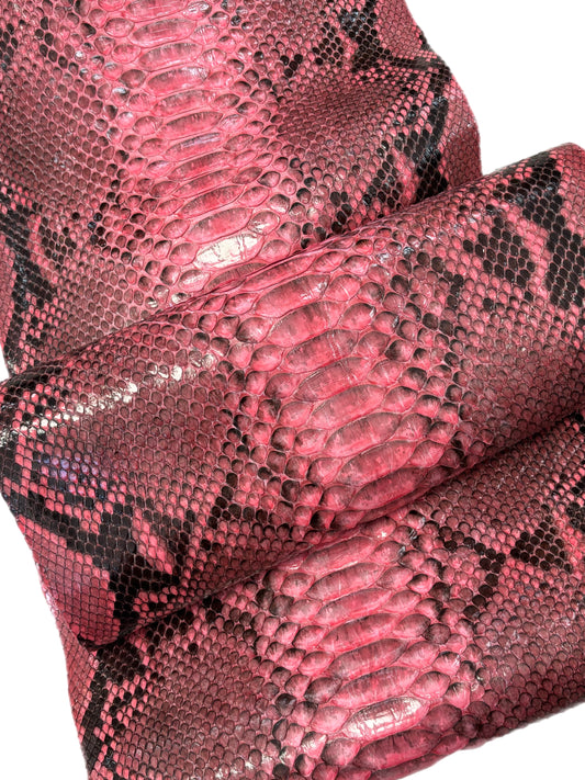 4 M Back Cut Pink Glazed Python With Markings