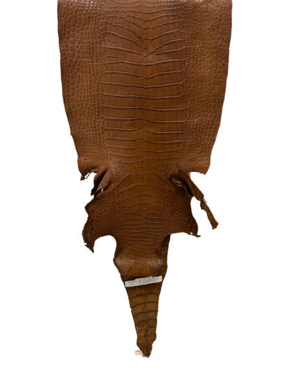 35 cm Grade 2/3 Kango Tabac Matte Wild American Alligator Leather - Tag: LA23-0051961