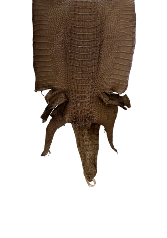 31 cm Grade 1/2 Mink Matte Farm-Raised American Alligator Leather - Tag: LA23-0377160