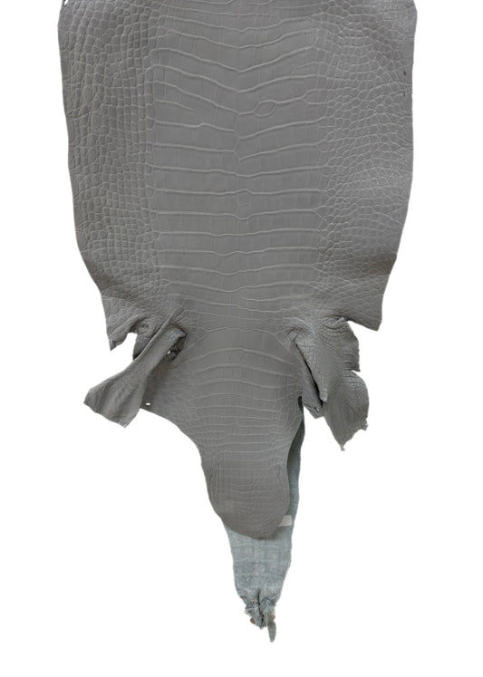 41 cm Grade 3/4 Glacier Matte Wild American Alligator Leather - Tag: LA23-0034143