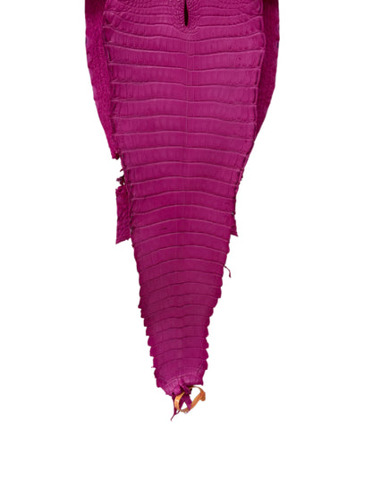 27 cm Grade 2/3 Rosa Matte Farm-Raised American Alligator Leather - Tag: FL22-0030215