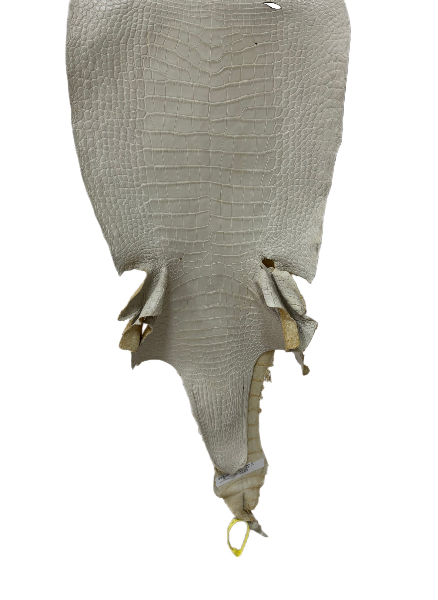 38 cm Grade 2/3 Dune Matte Wild American Alligator Leather - Tag: LA25-0044108