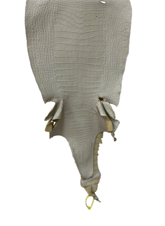 38 cm Grade 2/3 Dune Matte Wild American Alligator Leather - Tag: LA25-0044108
