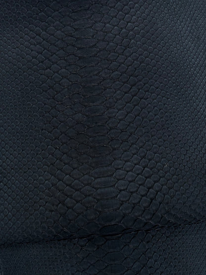 2.44 M Back Cut Black Nubuck Python