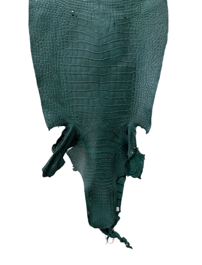 45 cm Grade 4/5 Filigrana Matte Wild American Alligator Leather - Tag: LA24-0016304