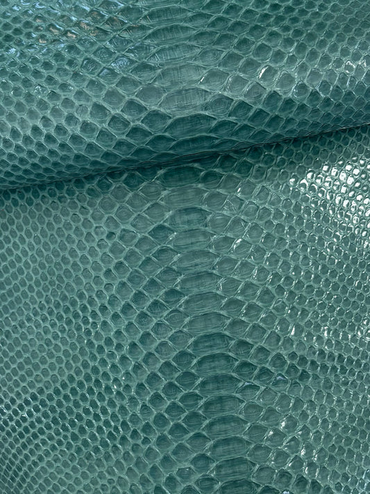 2.13 M Back Cut Jade Green Glazed Python