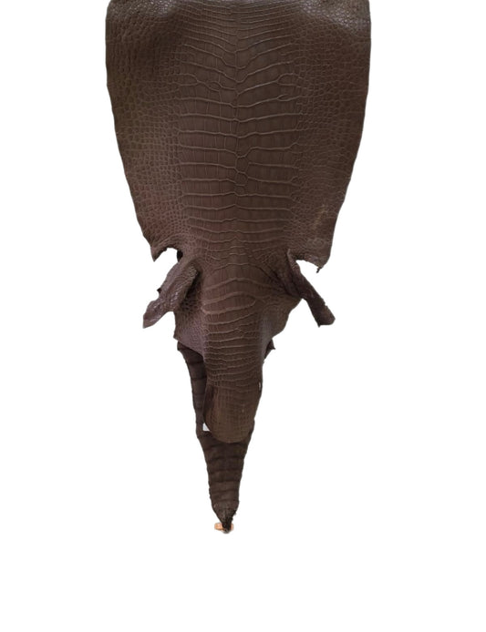 43 cm Grade 3/4 Miller Matte Wild American Alligator Leather - Tag: LA24-0005684