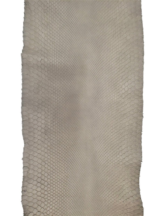 2.7 M Front Cut Beige Matte Python Leather