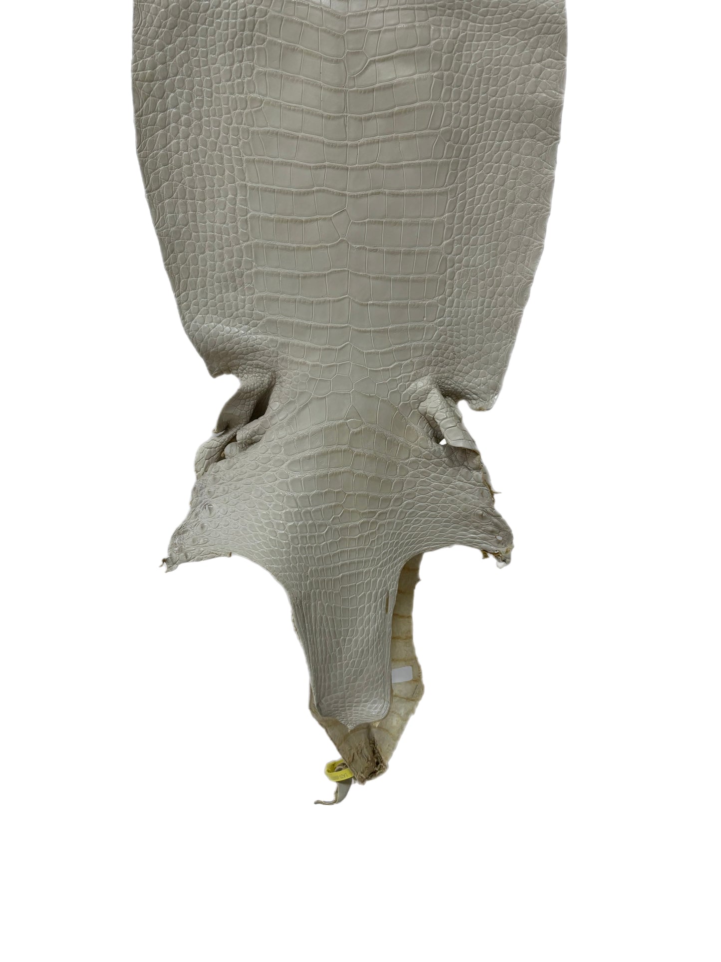 35 cm Grade 1/2 Dune Matte Wild American Alligator Leather - Tag: LA25-0009873