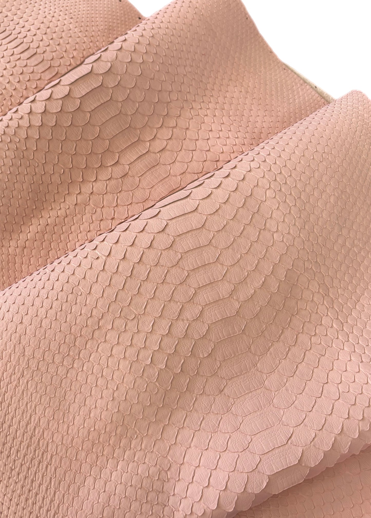 2.85 M Back Cut Peach Matte Python Leather