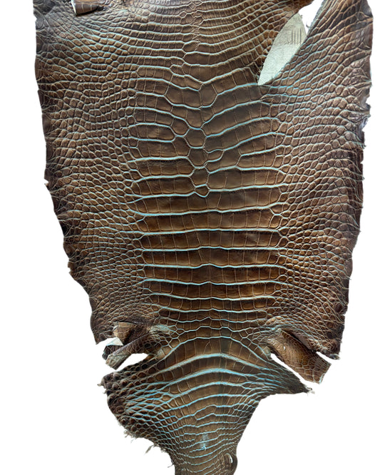 32 cm Grade 2/3 Pacifica Matte Wild American Alligator Leather - Tag: ESRE-0050977