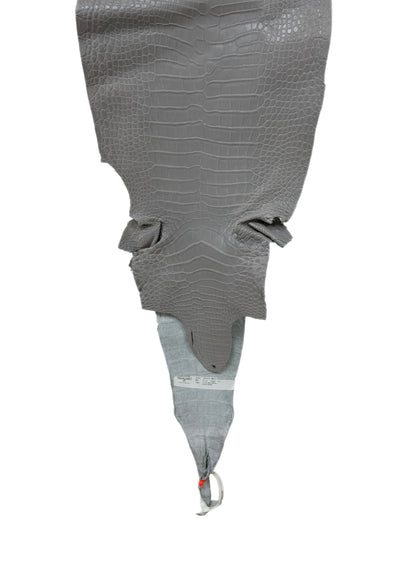 31 cm Grade 1/2 Glacier Matte Farm-Raised American Alligator Leather - Tag: LA23-0531331